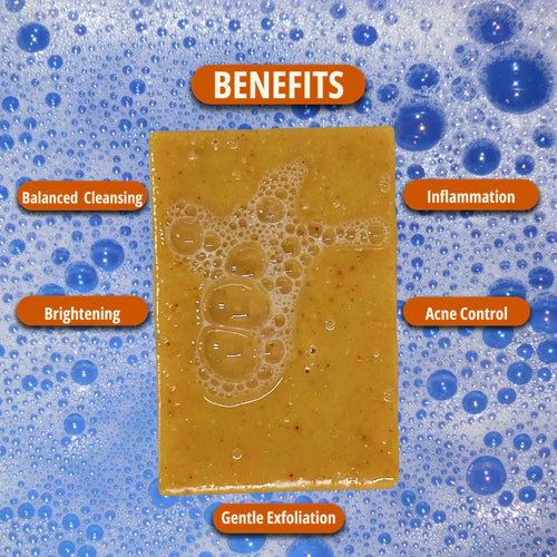 Orange and Turmeric Infused Soap Bar