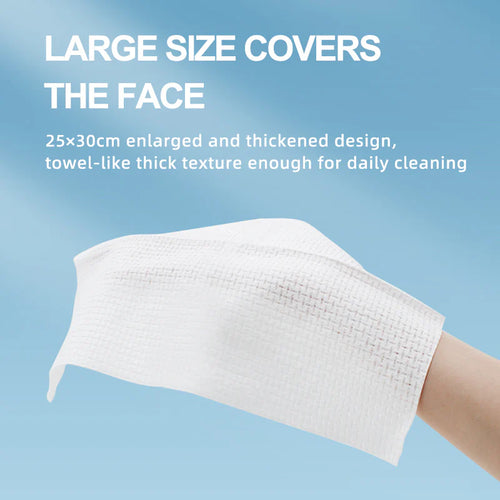 Special Towels for Sensitive Skin, Remove Makeup, Cleanse, and Care, Travel Size Large, Usda Biobased Dermatologist Certified Facial Towels.