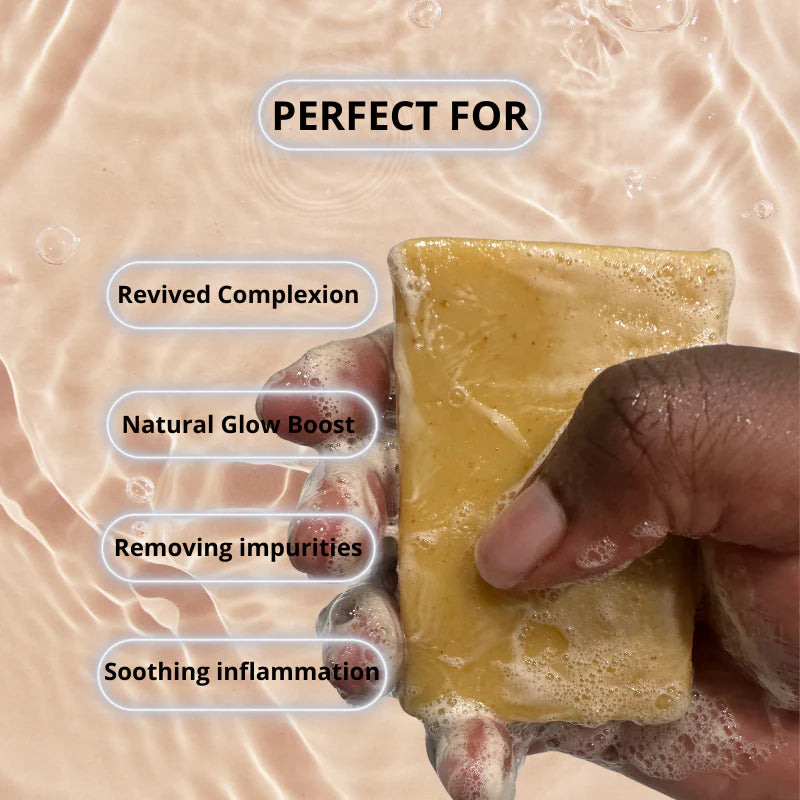 Orange and Turmeric Infused Soap Bar