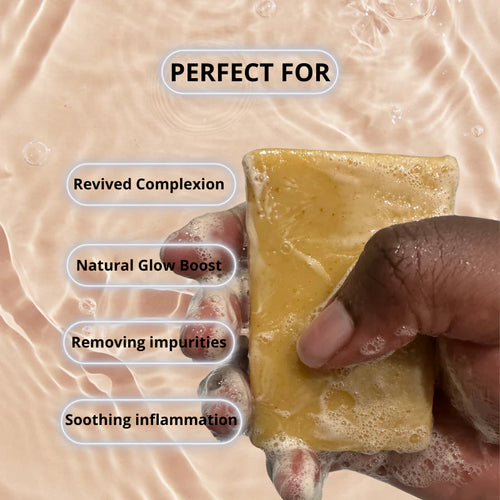 Orange and Turmeric Infused Soap Bar