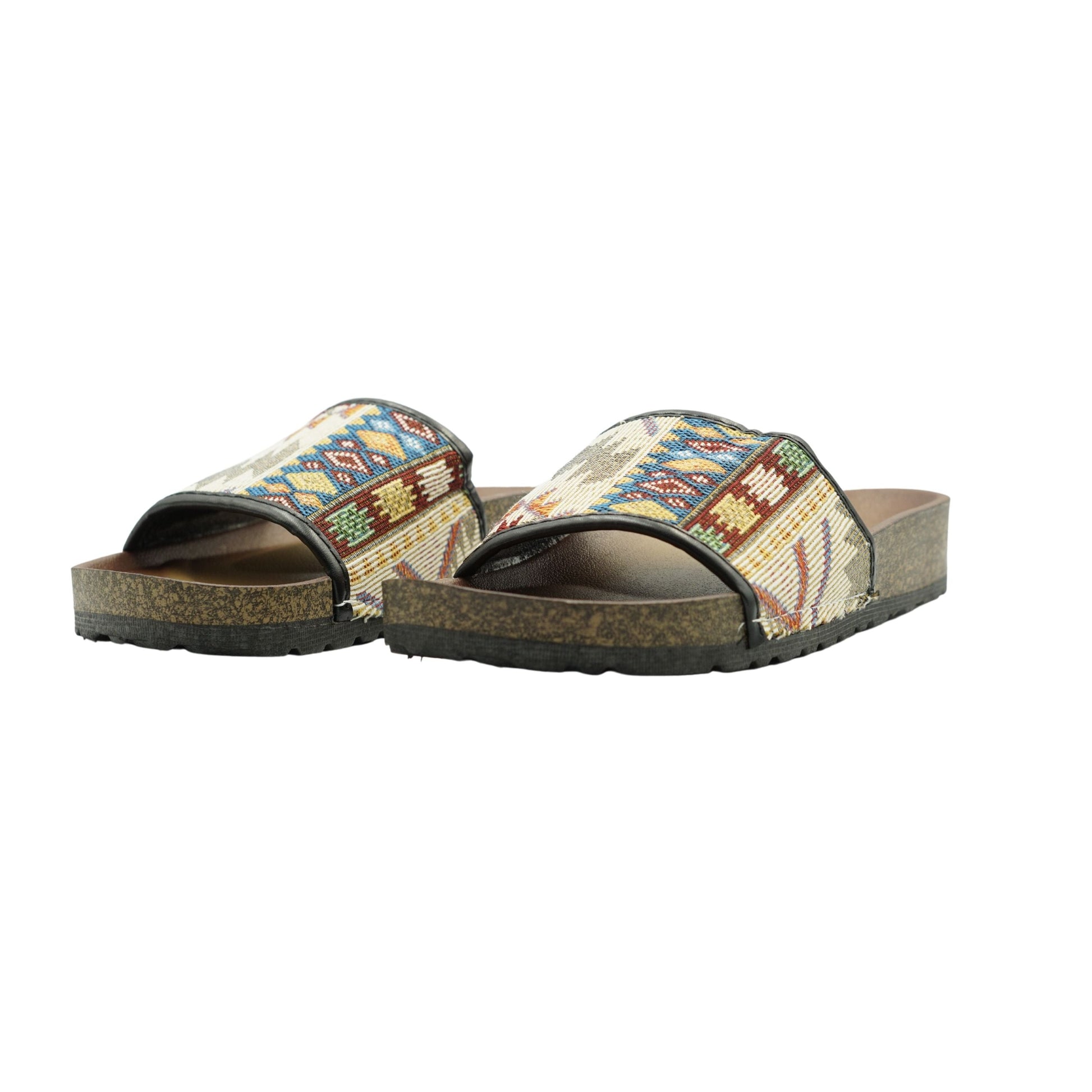TX8829 Women's Sandals - Lightweight Slip-On Slides with Soft Footbed, Open Toe Design, Arch Support, and Non-Slip Sole for Versatile Indoor and Outdoor Summer Wear