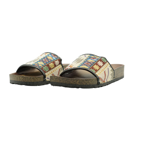 TX8829 Women's Sandals - Lightweight Slip-On Slides with Soft Footbed, Open Toe Design, Arch Support, and Non-Slip Sole for Versatile Indoor and Outdoor Summer Wear