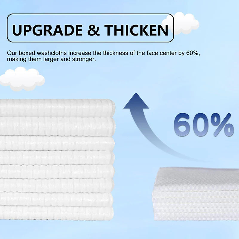 Special Towels for Sensitive Skin, Remove Makeup, Cleanse, and Care, Travel Size Large, Usda Biobased Dermatologist Certified Facial Towels.