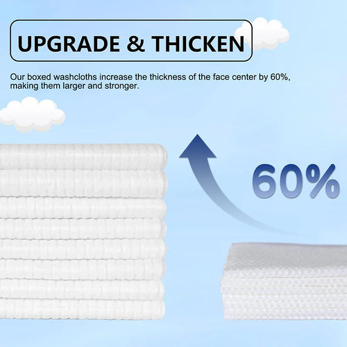 Special Towels for Sensitive Skin, Remove Makeup, Cleanse, and Care, Travel Size Large, Usda Biobased Dermatologist Certified Facial Towels.