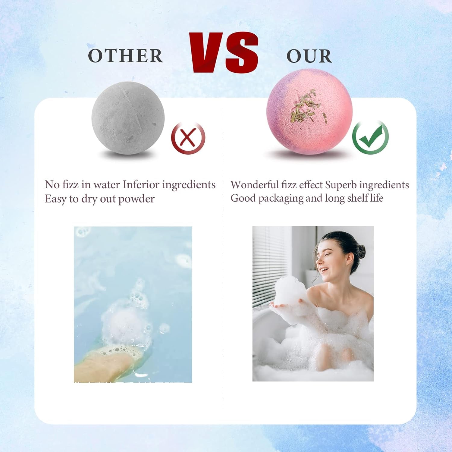 Indulge in Luxury: 12 Handmade Moisturizing Bath Bombs Gift Set with Relaxing Coconut Essential Oils - Perfect Spa Experience for Him/Her, Wife, or Girlfriend
