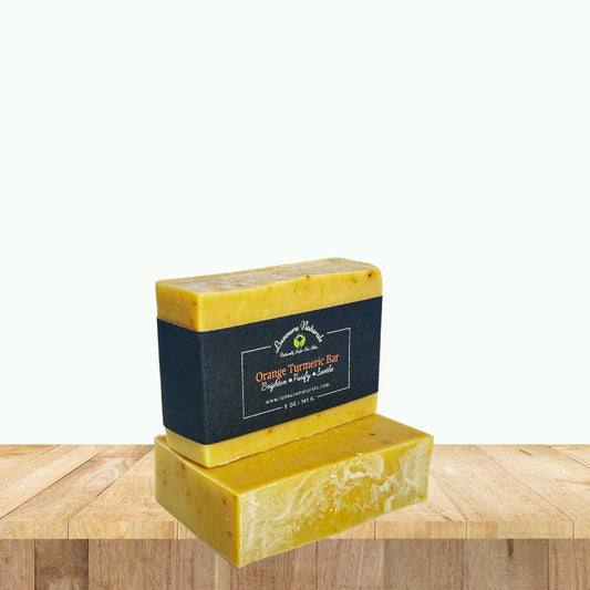 Orange and Turmeric Infused Soap Bar