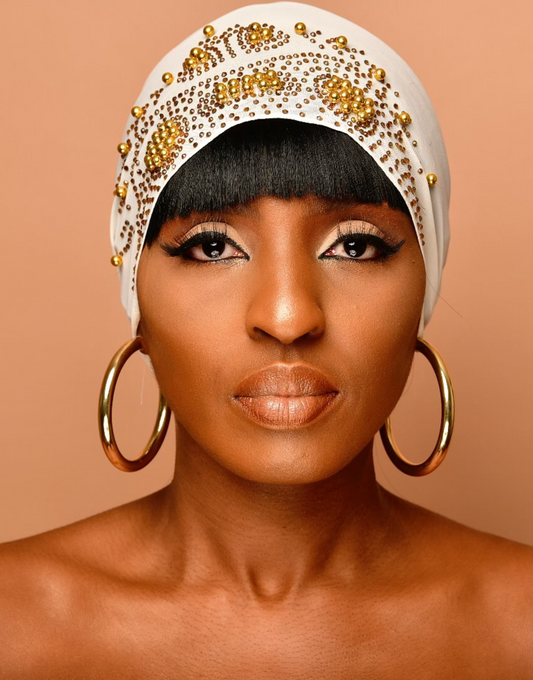 CAIRO Large Clip-On Hoop Earrings - Gold