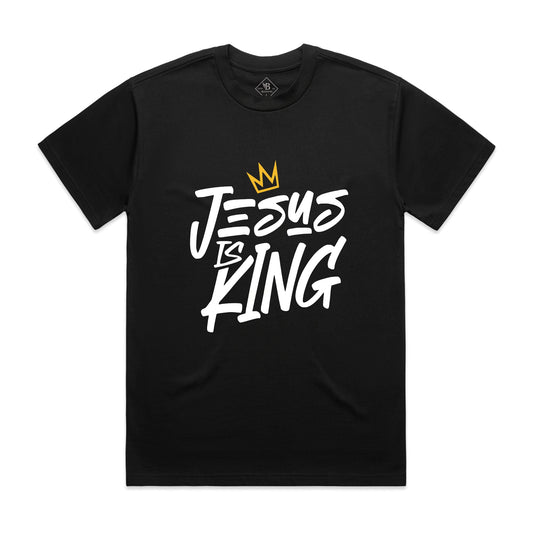 Men's Heavy Faded Jesus is forever King