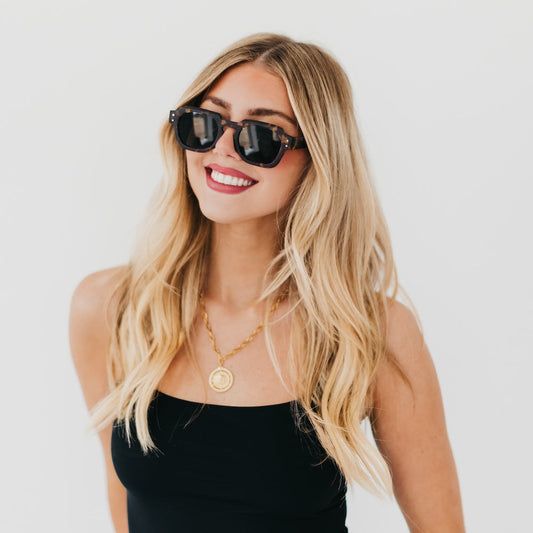 Blocky Square Retro Sunglasses