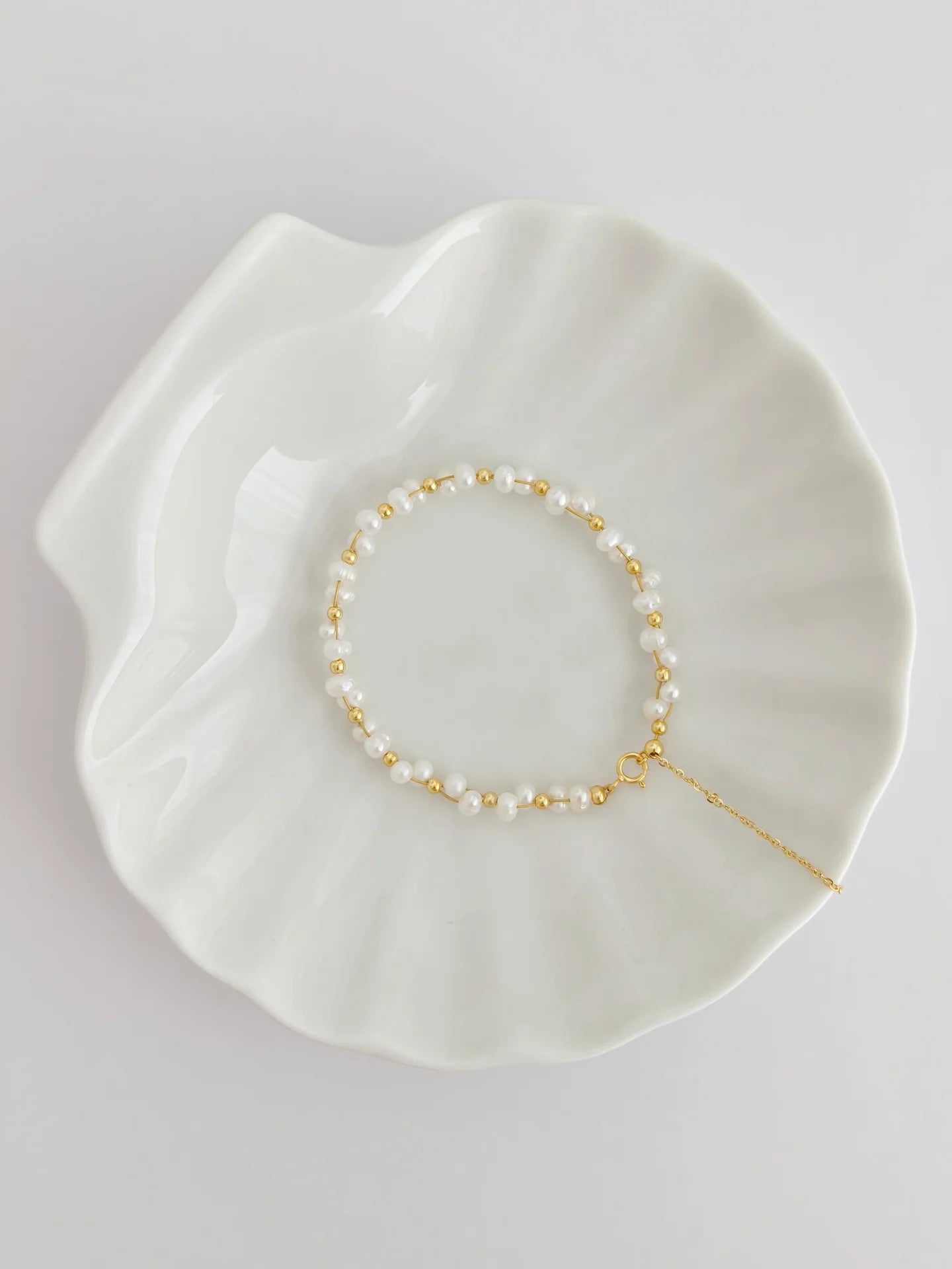 Baby'S Breath Pearl Bracelet