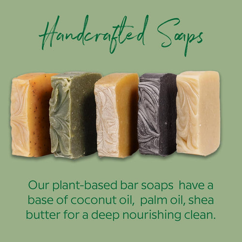 Revitalize Your Skin with Herb’N Eden Activated Charcoal Bar Soap - Moisturizing Face & Body Soap for Oily, Acne, and Combination Skin - Natural, Handmade, Cruelty-Free - 3 Pack