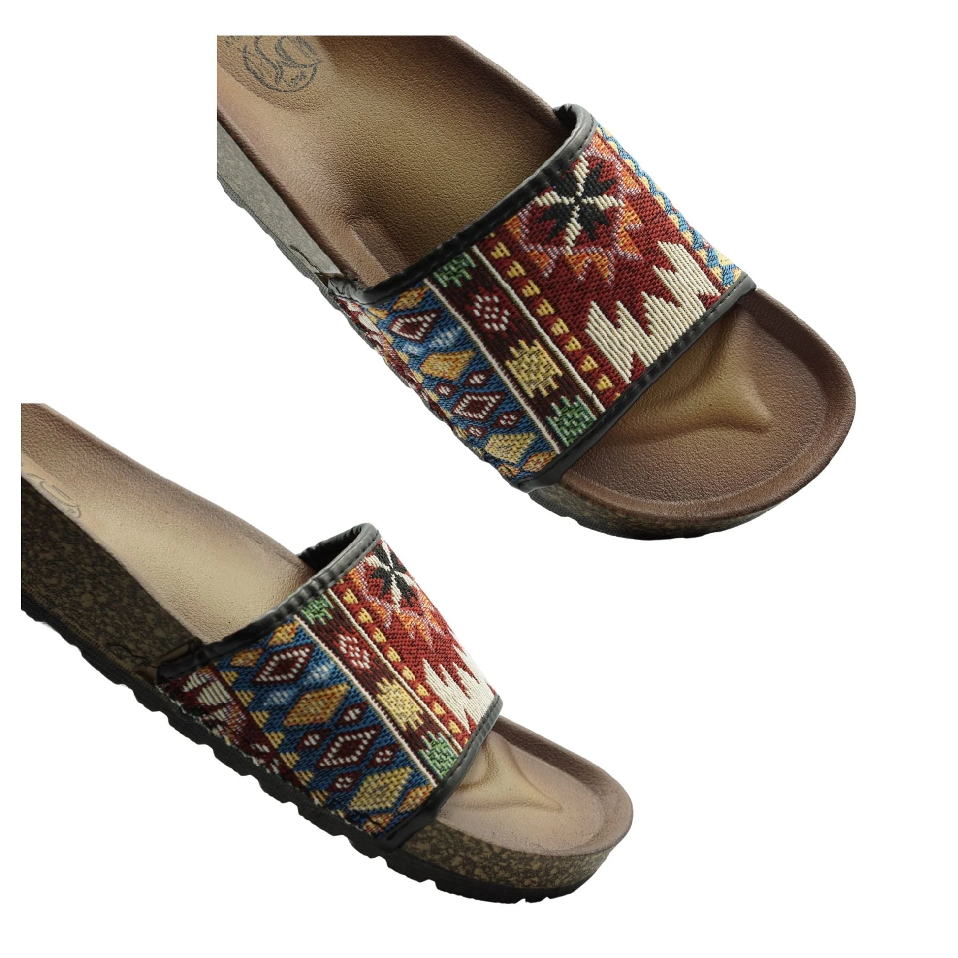TX8829 Women's Sandals - Lightweight Slip-On Slides with Soft Footbed, Open Toe Design, Arch Support, and Non-Slip Sole for Versatile Indoor and Outdoor Summer Wear
