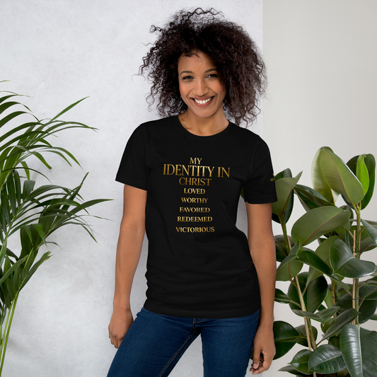 IDENTITY — "My Identity In Christ" Statement Tee