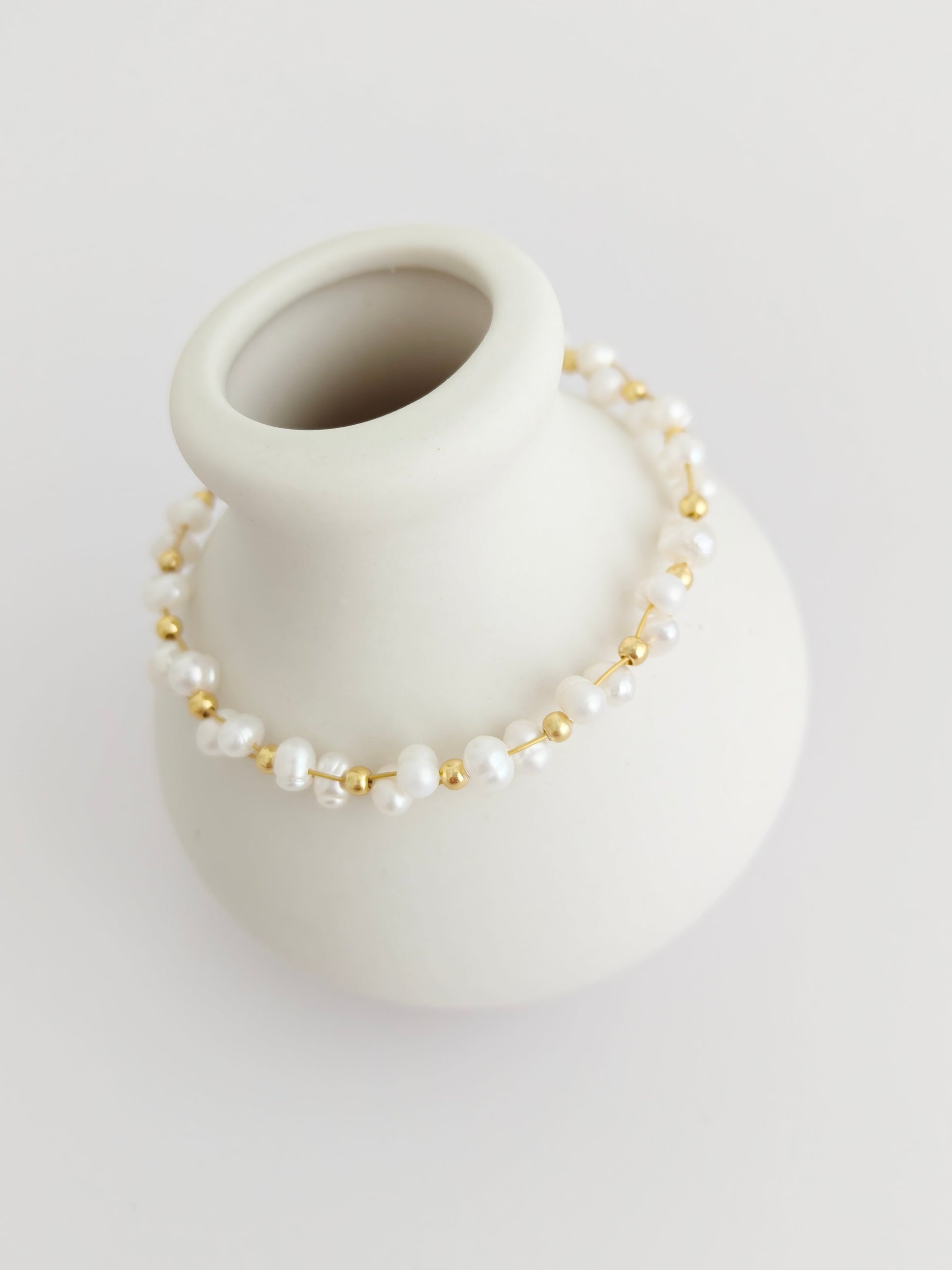 Baby'S Breath Pearl Bracelet